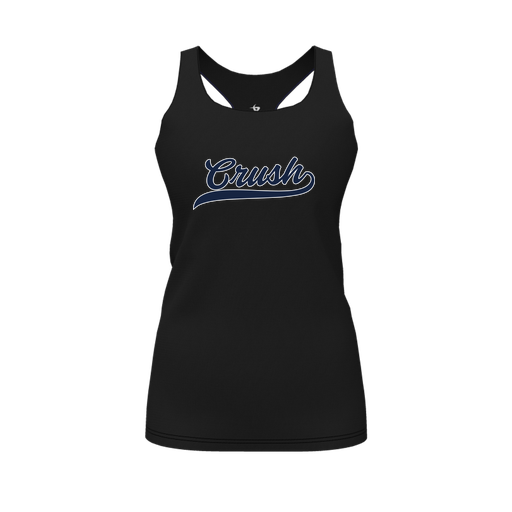 [FT0TRBBK-FYS-LOGO2] Decker Racerback Tank Top (Female Youth S, Black, Logo 2)