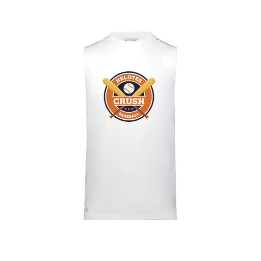 [222593.005.S-LOGO1] Men's CoolDry TankTop (Adult S, White, Logo 1)