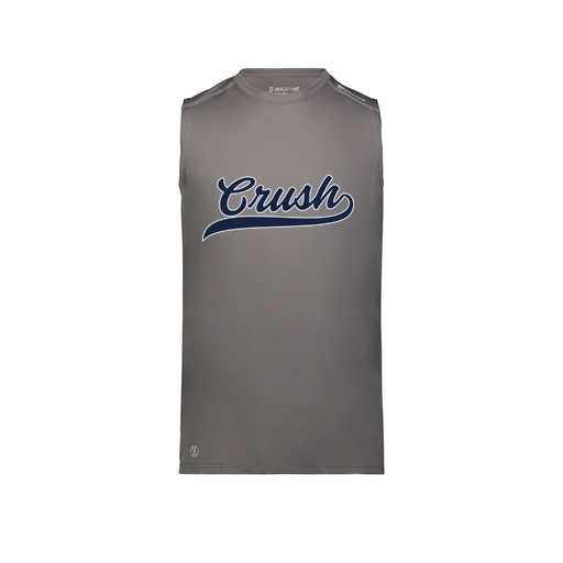 [222593.98D.S-LOGO2] Men's CoolDry TankTop (Adult S, Gray, Logo 2)