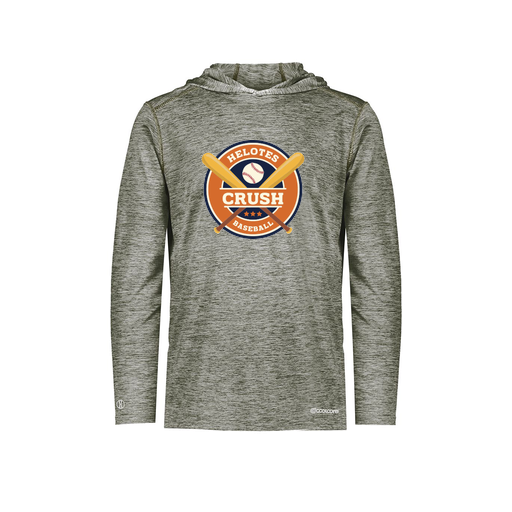 [FOLHCGGY-AS-LOGO1] Decker Men's Charge Hoodie (Adult S, Gray, Logo 1)