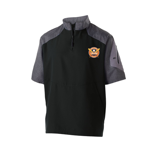 [229545.H05.XS-LOGO1] Men's Raider SS Pullover (Adult XS, Black, Logo 1)