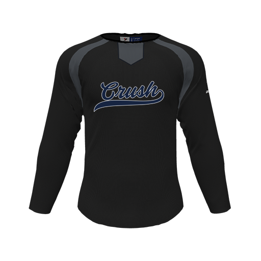 [CUS-DFW-PULL-FLC-CNK-LSL-BLK-YS-LOGO2] Pullover (Youth S, Black, Logo 2)