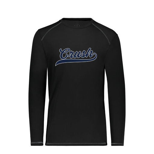 [6845.080.S-LOGO2] Men's SoftTouch Long Sleeve (Adult S, Black, Logo 2)