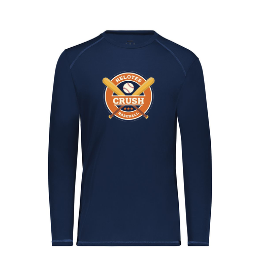 [6846.065.S-LOGO1] Youth SoftTouch Long Sleeve (Youth S, Navy, Logo 1)