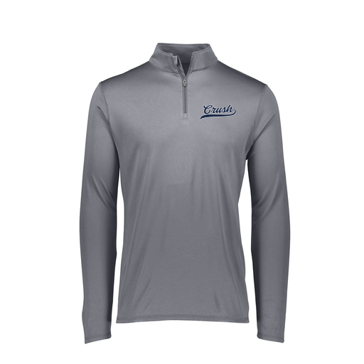 [FTLQFLGY-FAXS-LOGO2] Decker Women's Flex-Lite 1/4 Zip Shirt (Female Adult XS, Gray, Logo 2)