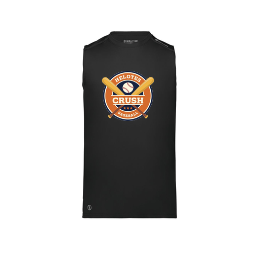 [222593.080.S-LOGO1] Men's CoolDry TankTop (Adult S, Black, Logo 1)