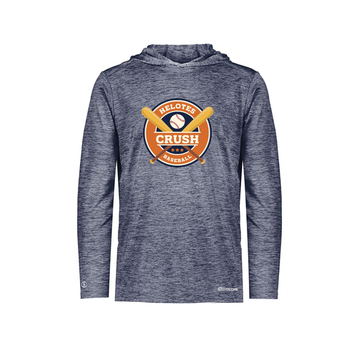 [FOLHCGNV-YS-LOGO1] Decker Youth Charge Hoodie (Youth S, Navy, Logo 1)