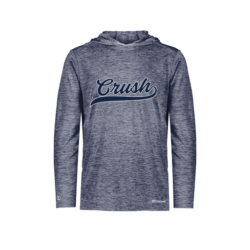 [FOLHCGNV-YS-LOGO2] Decker Youth Charge Hoodie (Youth S, Navy, Logo 2)